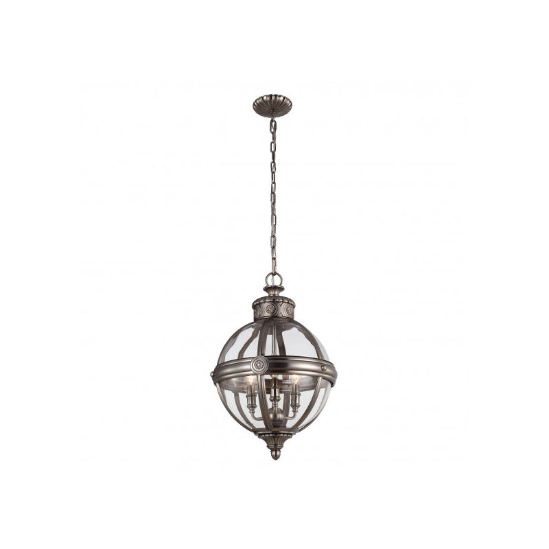 Elstead - Suspension Adams, nickel antique, 3 ampoules