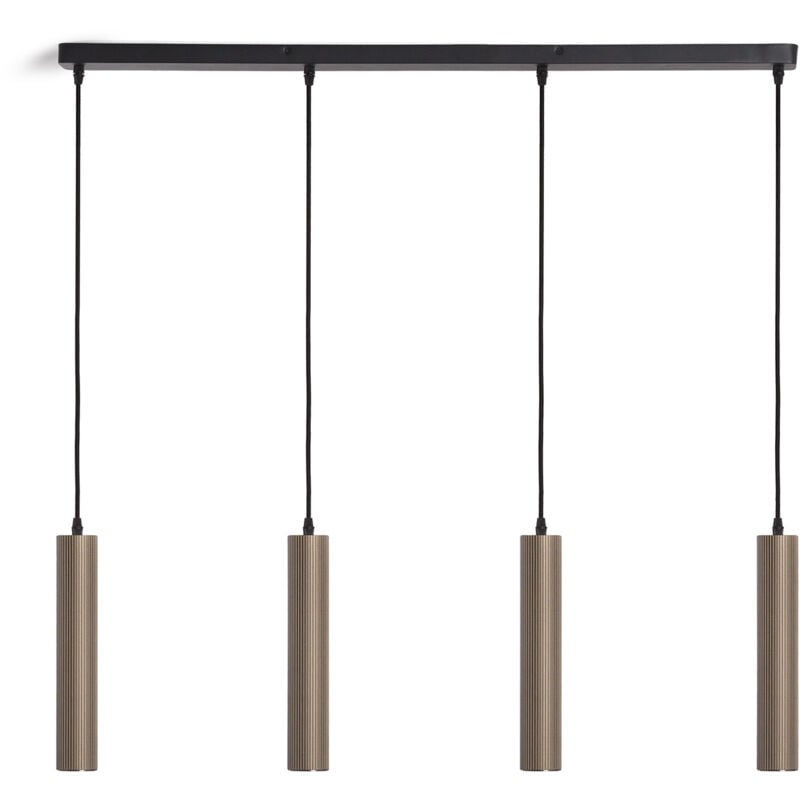 Suspension Aluminium Aritz 4 Spots Bronze