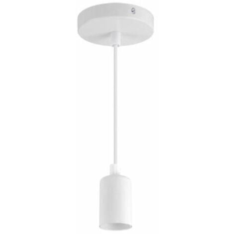 Suspension Ampoule E27 100cm Blanc - SILAMP