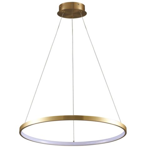 Suspension anneau LED 20W or Ø50 neutre 4000K Polux