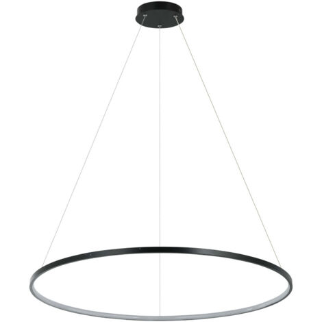 Suspension anneau noir Ø80 LED 48W CCT Ring Light Prestige