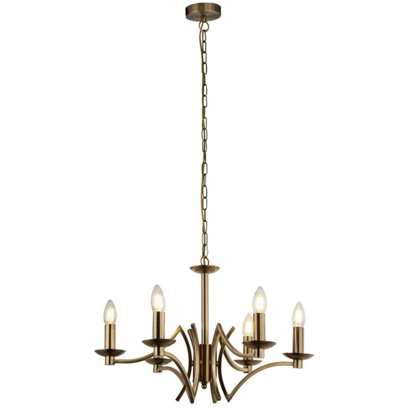 Pendelleuchte Hängeleuchte Kronleuchter Stahl Höhenverstellbar Esszimmerleuchte