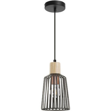 Suspensión BAGUET Small E27 42W Negro
