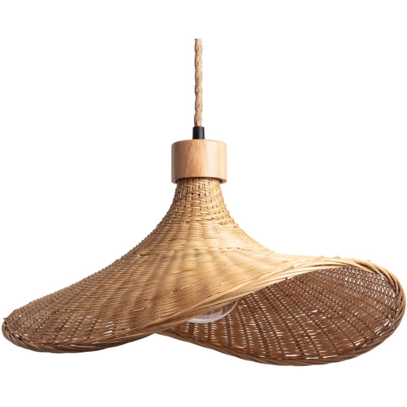 Ledkia - Suspension Bambou Kathu Sienet Naturel