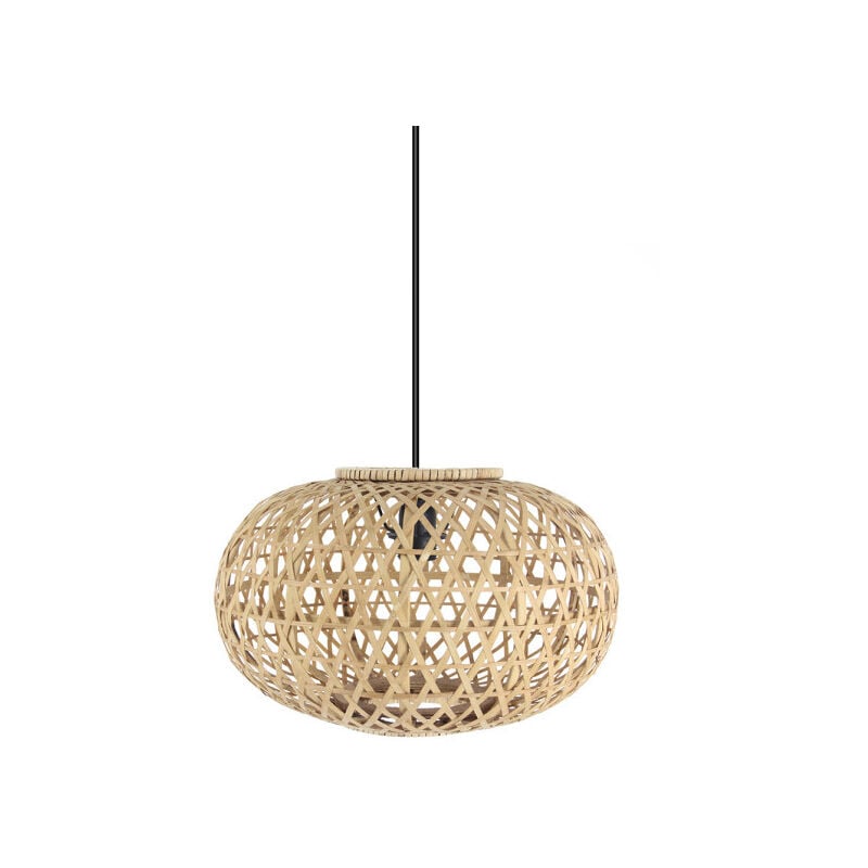 Fabrilamp - abrila akunadecor Pendentif Bambou 40 Cm Modèle Ponte Marron Naturel