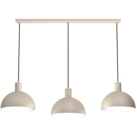 Suspension barre Handa crème/or 114 cm 3xE27 Luminex