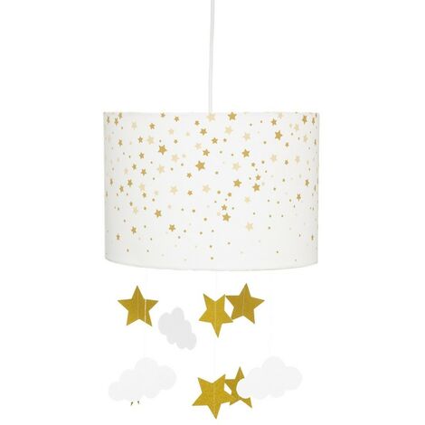 Suspension blanc et ocre