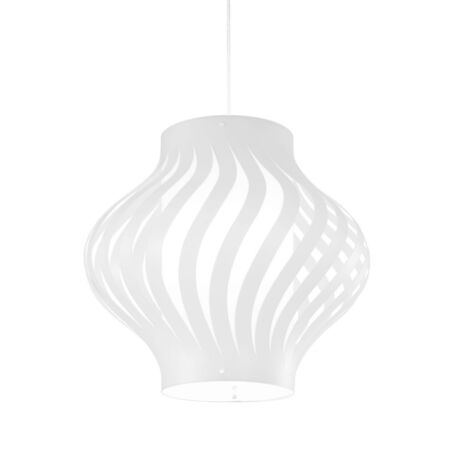 Suspensión Blanca en Plástico Blanco Cm. 40x39h