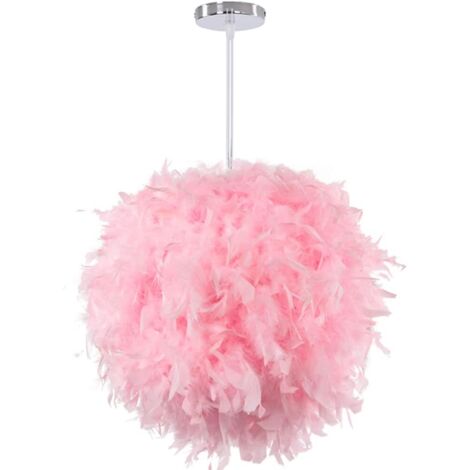 Suspension Blue Dream Feather, lustre sphérique moderne
