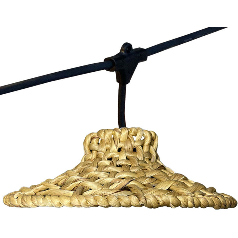 Guirlande lumineuse moorea light connectable Beige Jonc de mer 6m