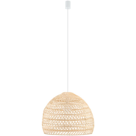 Suspension bohème rotin Ø43 E27 25W Nowodvorski Boho M