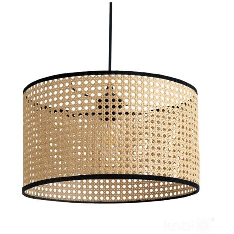 Suspension Boho en rotin - 1xE27