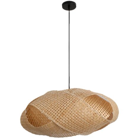 Suspension Boho en rotin 50 cm 1 x E27