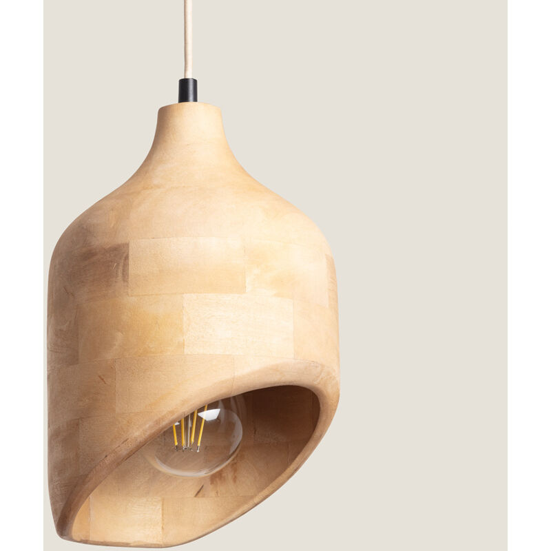 Suspension bois Akesh i Naturel