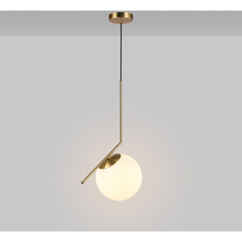 Suspension boule de cristal "HERMI 220" - E27 - Ø 22cm