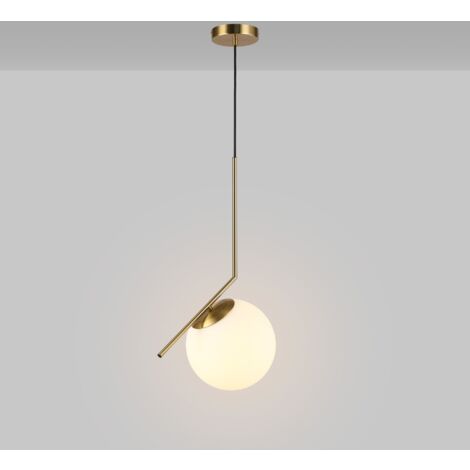 Suspension boule de cristal "HERMI 220" - E27 - Ø 22cm