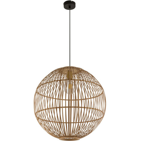 Suspension boule en bambou grand modèle HILDEGARD