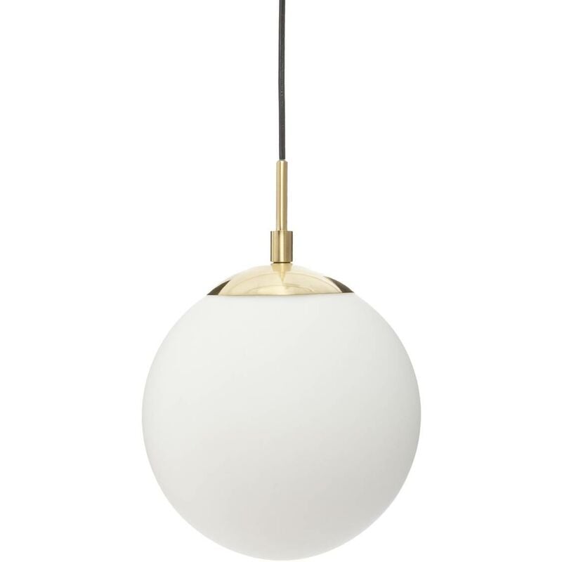 Atmosphera - Suspension boule Dris métal doré D20cm créateur d'intérieur
