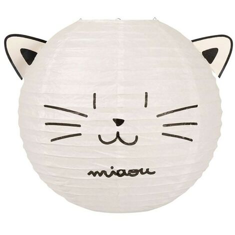 Suspension boule japonaise chat D35