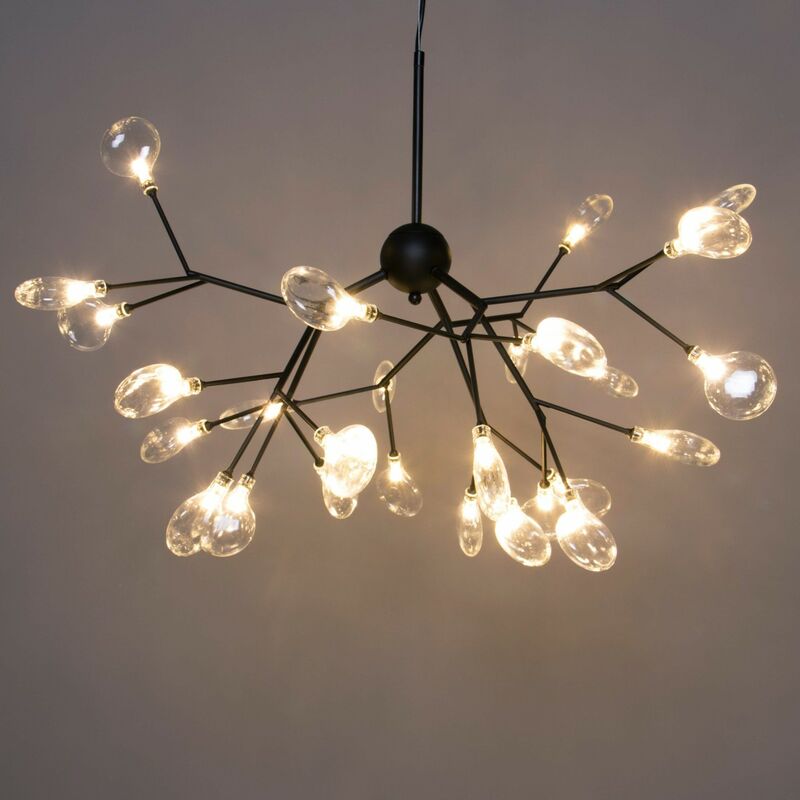 Kosilum - Suspension branchage métallique noir - Arsinoe