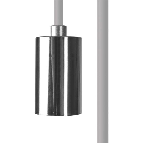 Suspension câble E27 blanc chrome 1,5 m Nowodvorski