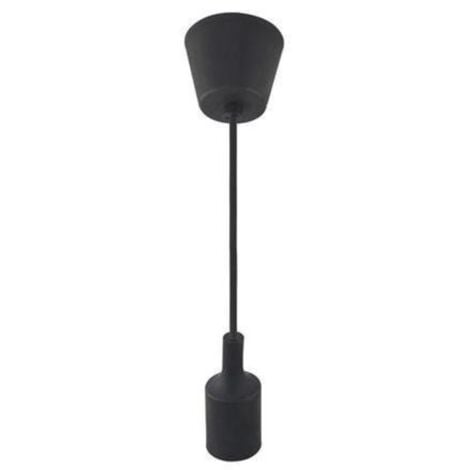 Suspension câble noir (1m) E27 IP20 max 60W