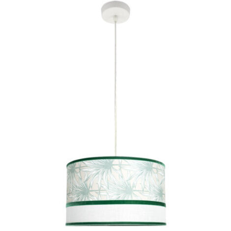 Suspension Caledonia blanc/vert 1xE27 Ø40cm