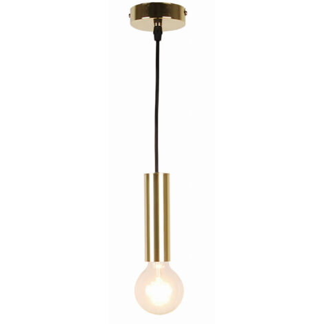 Suspension Candellux Dallas Ø90 métal laiton 1xE27