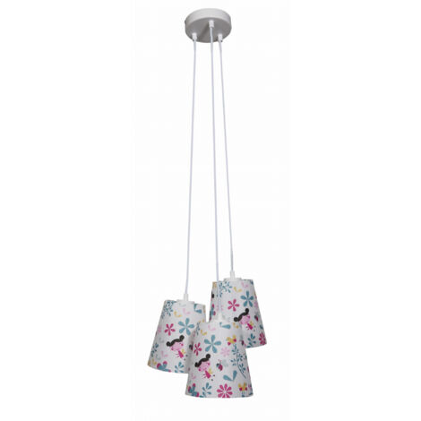 Suspension Candellux Girl 33-62949 blanche 3xE27 IP20