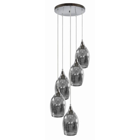 Suspension Candellux Marina 35-60198 5xE27 chromée