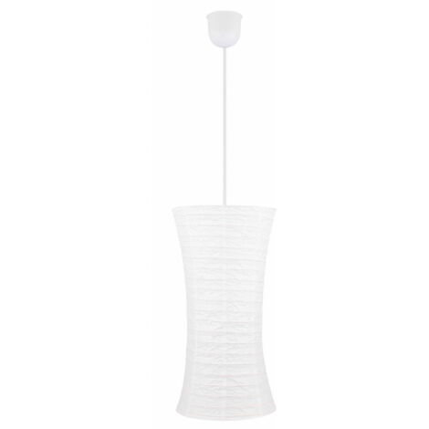 Suspension Candellux TAI Ø30 blanche papier E27 60W