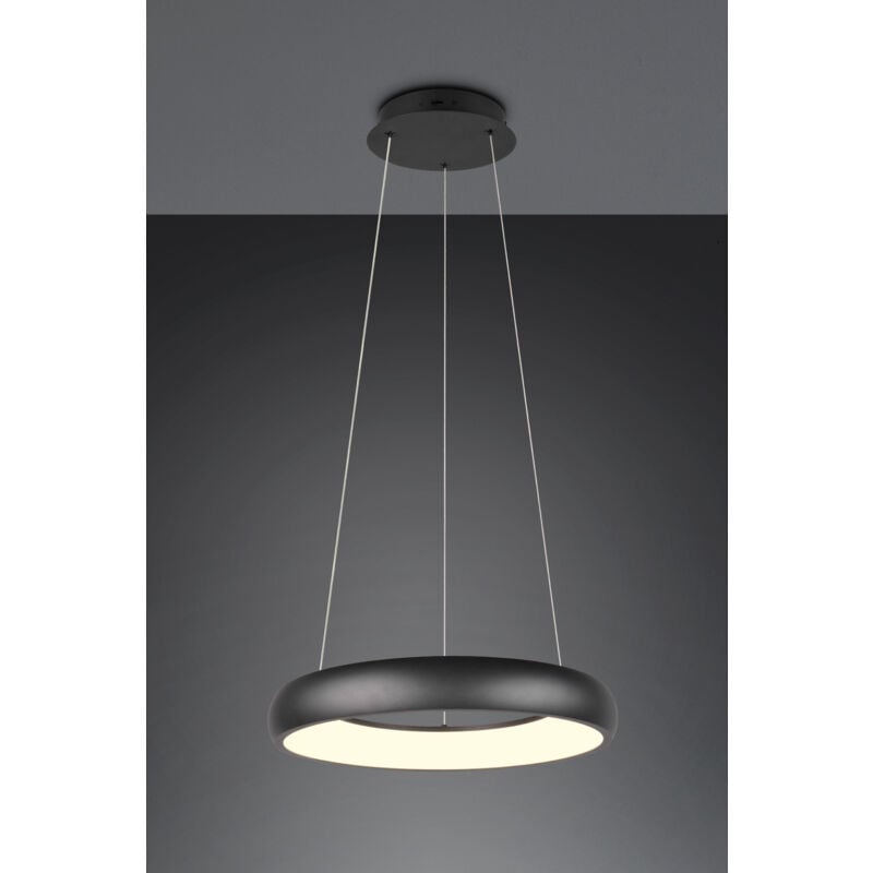 Suspension, cardona, INCL.1X30W LED/3600LM/2300+3000+4000K, hauteur: 150CM, diam: 45CM Trio