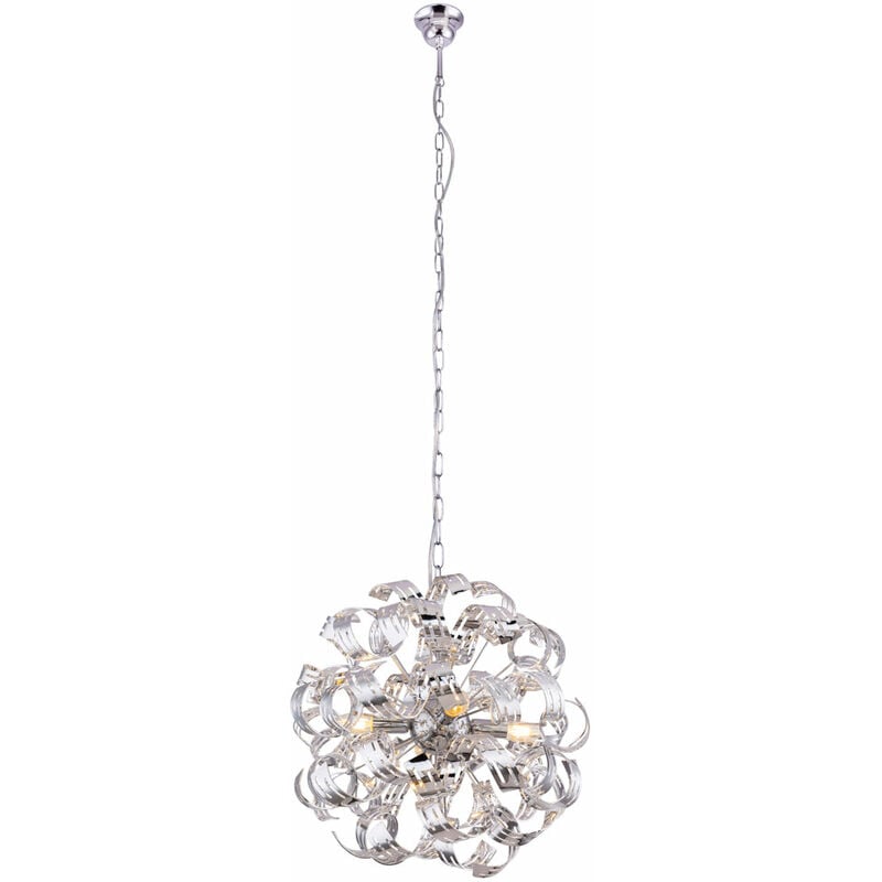 Design Plafond Suspension Lampe Pendule Chrome Boule Lumière Cuisines Chambre Éclairage Globo 51505-4H