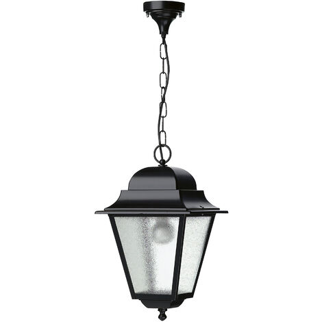 Suspensión clásica ELITE 4 IP43 E27 70W Negro