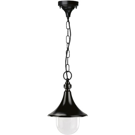 Suspensión clásica TROM IP43 E27 42W Negro