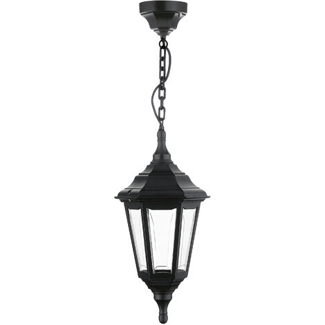 Suspension classique CLIC-CLAC 6 IP44 E27 42W Noir