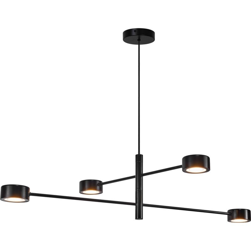 Spoterie clyde 4-Rail Métal Noir, H.9.3 - IP20 - led Module / Nordlux Intérieur