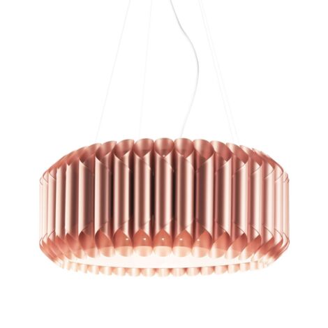 Suspensión Cobre en Metal Cromado Cm. 60x31h