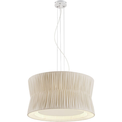 Suspensión CORA E27 3x60W Encintado beige