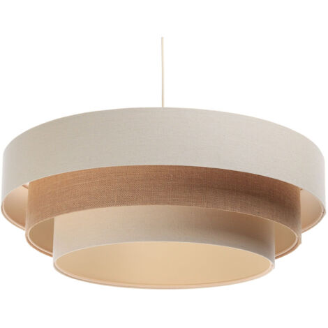 Suspension crème-beige