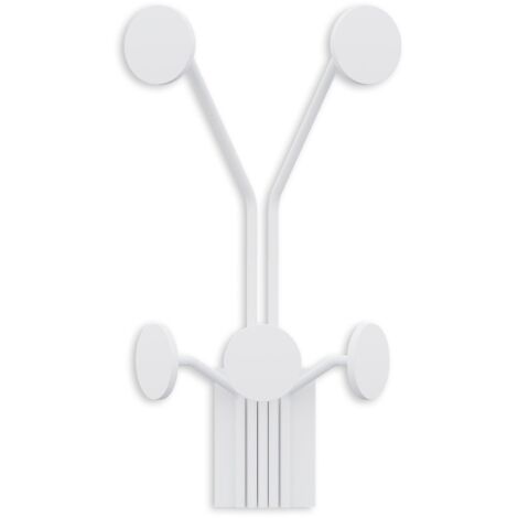 Suspensión de gancho de pared de metal Hook Blanco