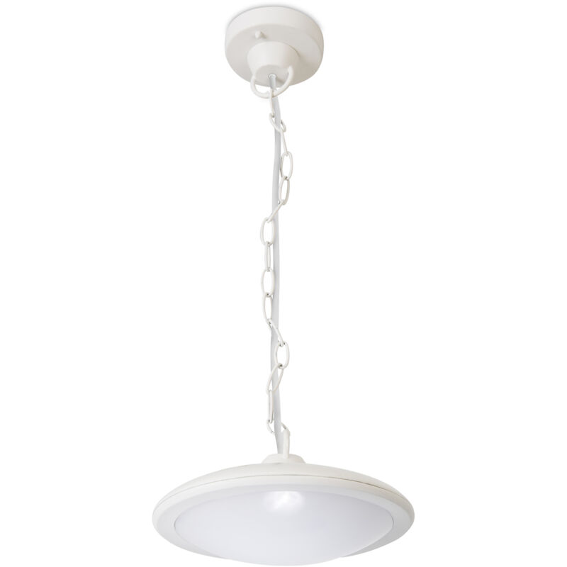 Forlight - Lampe à Suspension Ip44 Pergola Led 7.5W Blanc Chaud - 3000K On-Off Blanc 533Lm Forlight - Lampe à Suspension Ip44 Pergola Led 7.5W Blanc Chaud - 3000K On-Off Blanc 533Lm