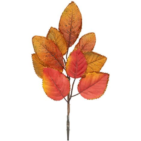Suspension de Noël Branche aux couleurs Automnales H 28 cm - Feeric Christmas