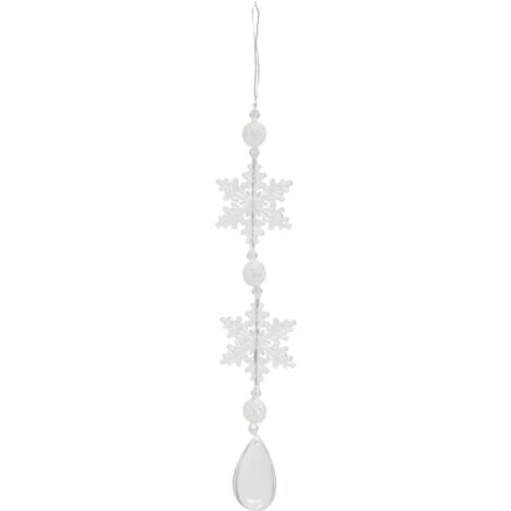 Suspension de Noël Pendentif de Focons et Perles avec paillettes H 25 cm - Feeric Christmas