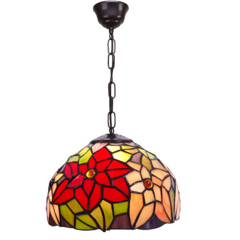 Suspension de plafond moyen diamètre 30 cm avec chaîne Tiffany Série Güell