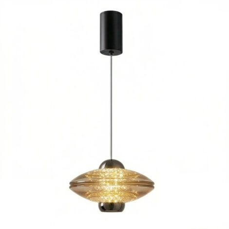 Suspension de plafond robuste en aluminium, luminaire tricolore à hauteur réglable, suspension décorative pour salon