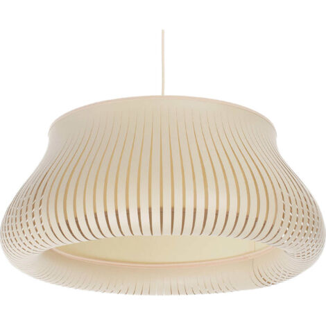 Suspension design blanche forme originale pour salon ou chambre - Ø 45 cm