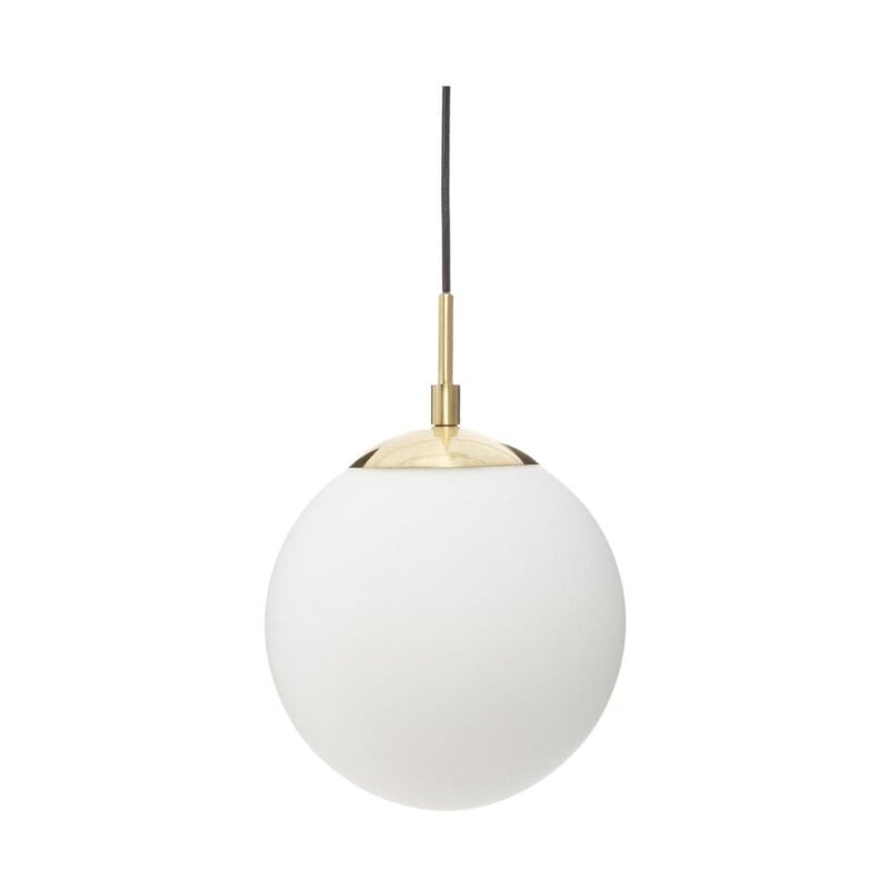 Suspension Design Boule 'Dris' 20cm Blanc