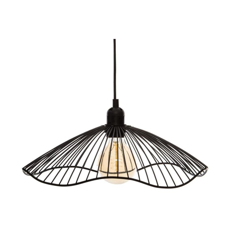 Lampe Suspension Design en Métal "Galt" 34cm Noir