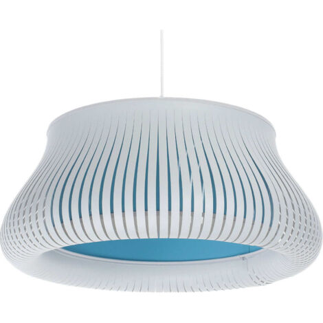 Suspension design forme originale blanc lumière ajustable salon - Ø 45 cm